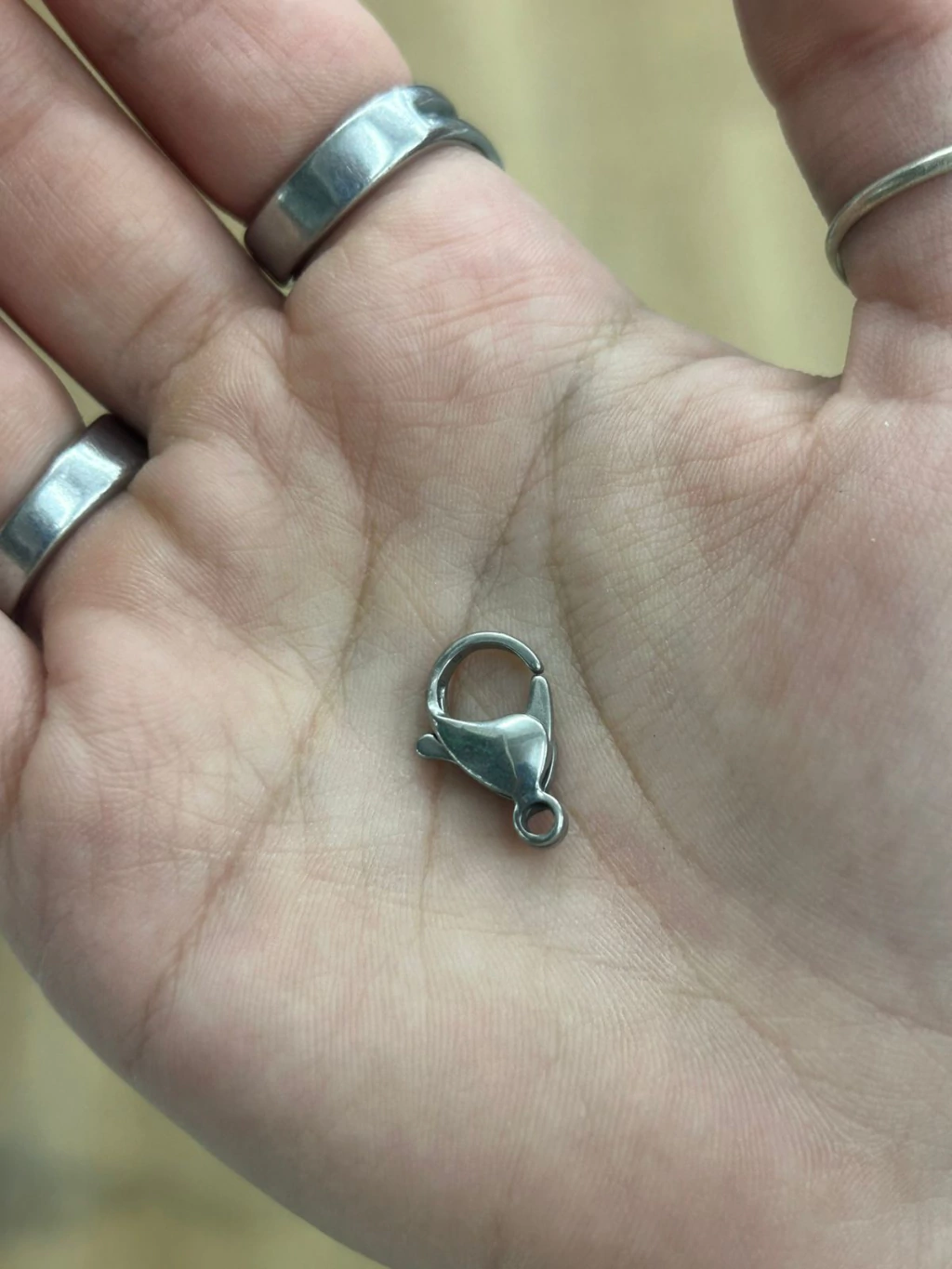 Mosqueton de acero quirurgico 20mm