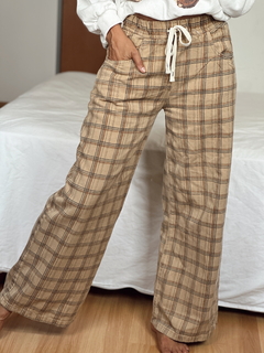 Pantalón Cuadrille Camel - comprar online