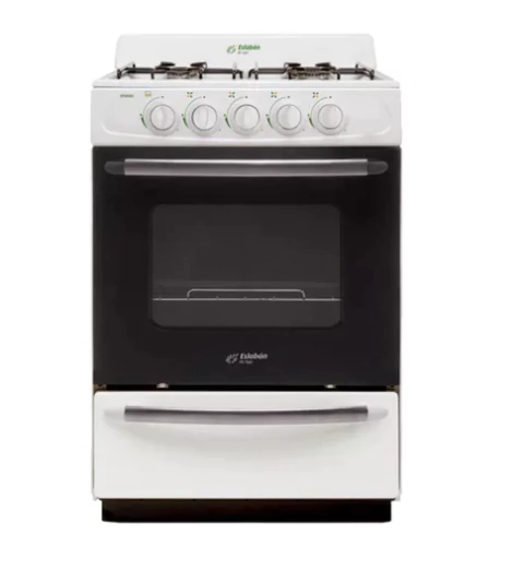 Cocina Eslabón De Lujo Efm56nb Multigas 4 Hornallas