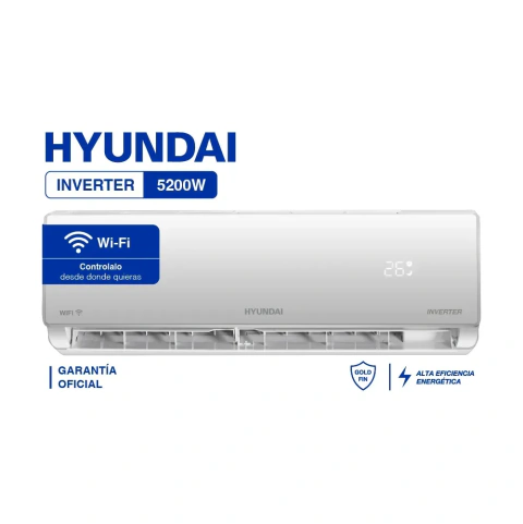 Aire Acondicionado Hyundai Inverter Wi-Fi 5200W / 4472F HY12INV-5200FCW