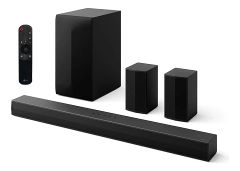 Barra De Sonido LG S60tr 5,1 Dolby Woofer Bluetooth Dimm Color Negro