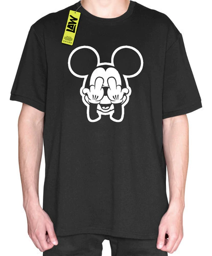 Remera Mickey Fuck You - Disney Star - Mickey Mouse - Unisex
