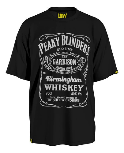 Remera Whiskey Birmingham - Peaky Blinders - Etiqueta Unisex