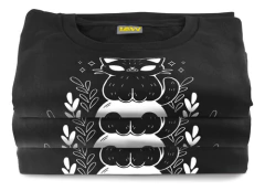 Remera Black Cat - Gatos - Calavera - 100% Algod?n - Unisex - comprar online