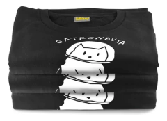 Remera Gato Astronauta - Gatronauta 100% Algod?n Premium en internet