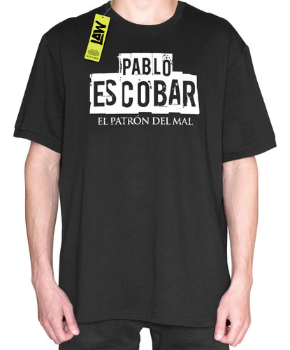 Remera Pablo Escobar - 100% Algod?n - Unisex