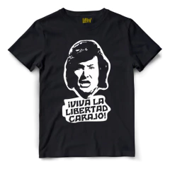 Remera Viva La Libertad, Carajo - Javier Milei - Unisex