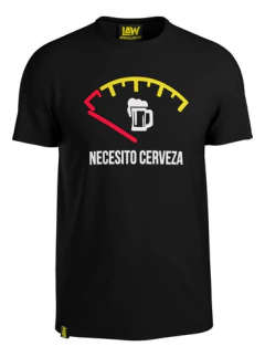 Remera Necesito Cerveza - Veloc?metro - 100% Algod?n Unisex