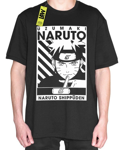 Remera Naruto Uzumaki - Shippuden - Anime - Manga - Unisex
