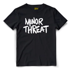 Remera Minor Threat - 100% Algod?n - Unisex
