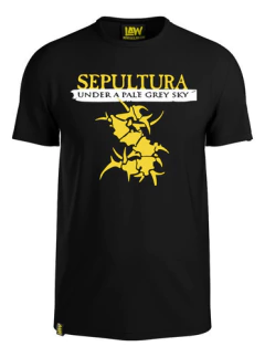 Remera Under A Pale Grey Sky - Sepultura - 100% Algodon