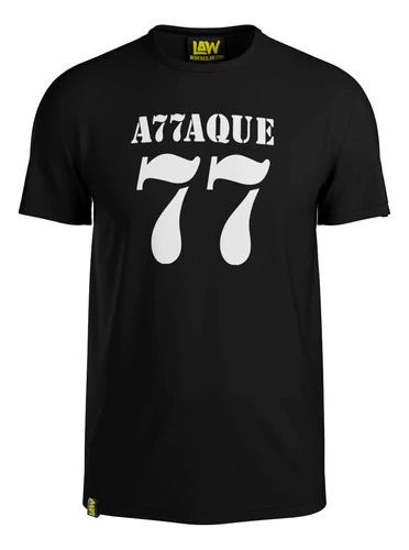 Remera Attaque 77 - Estilizado A77aque - Rock Argentino