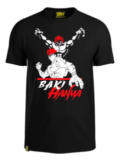 Remera Baki Hanma - Anime - 100% Algodon - Unisex