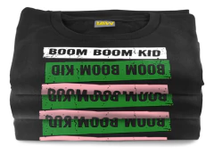 Remera Boom Boom Kid - Rock Argentino - 100% Algodon Unisex - Remeras Law - Tienda de Remeras