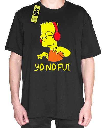 Remera Yo No Fui - Bart - Los Simpson - 100% Algod?n Calidad