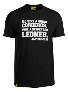 Remera No Vine A Guiar Corderos, Vine A Despertar Leones