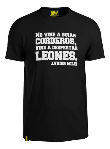 Remera No Vine A Guiar Corderos, Vine A Despertar Leones