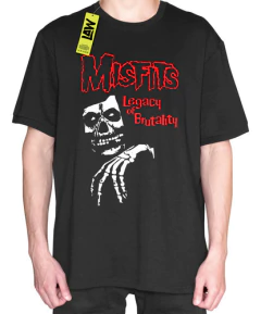 Remera Legacy Of Brutality - Misfits - Horror Punk - Unisex en internet