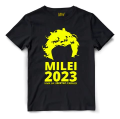 Remera Milei 2023 Viva La Libertad Carajo - Javier Milei