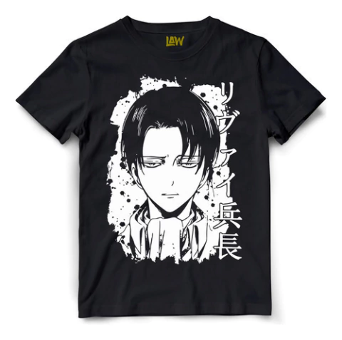 Remera Levi Ackerman - Shingeki No Kyojin - Unisex V1