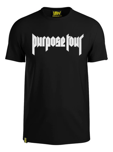 Remera Purpose World Tour - Justin Bieber - 100% Algodon