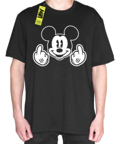 Remera Mickey Fuck You - Disney Star - Mickey Mouse - Unisex - Remeras Law - Tienda de Remeras