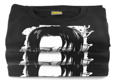 Remera Levi Ackerman - Shingeki No Kyojin - Unisex V1 - Remeras Law - Tienda de Remeras