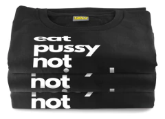 Remera Eat Pussy Not Animals - Vegano, Veggie - Unisex - comprar online
