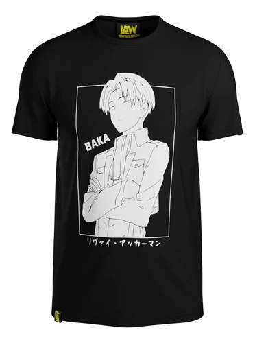 Remera Baka - Levi Ackerman - Shingeki No Kyojin