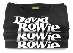 Remera David Bowie - David Robert Jones - Unisex V2 - Remeras Law - Tienda de Remeras
