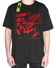 Remera Antihumano - Attaque 77 - Rock Argentino - Unisex V1 en internet