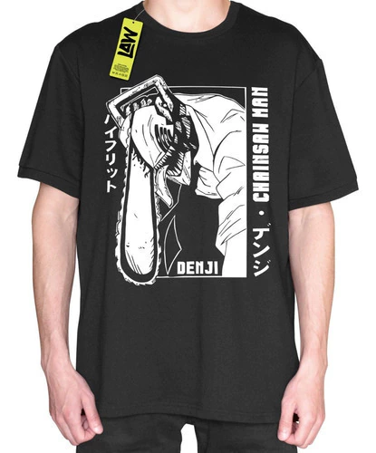 Remera Denji - Chainsaw Man - Hombre Motosierra - Unisex