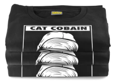 Remera Cat Cobain Gato Cobain - Kurt Donald Cobain - Unisex - comprar online