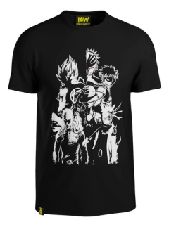 Remera Dragon Ball Naruto One Piece Fairy Tail Saitama Anime
