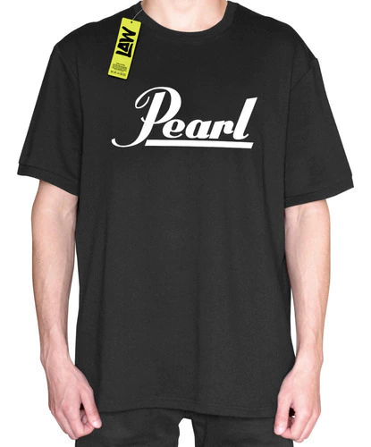 Remera Pearl Drums - Bater?a - 100% Algod?n - Unisex