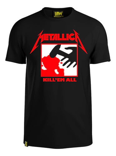 Remera Kill 'em All - Metallica - 100% Algodon - Unisex
