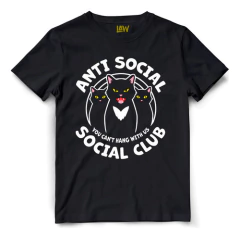 Remera Anti Social Social Club - Cat - Gatos - Unisex - comprar online