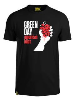 Remera American Idiot - Green Day - 100% Algodon - Unisex