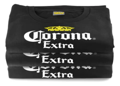 Remera Corona Extra Clasica - Cerveza - 100% Algodon Unisex - tienda online