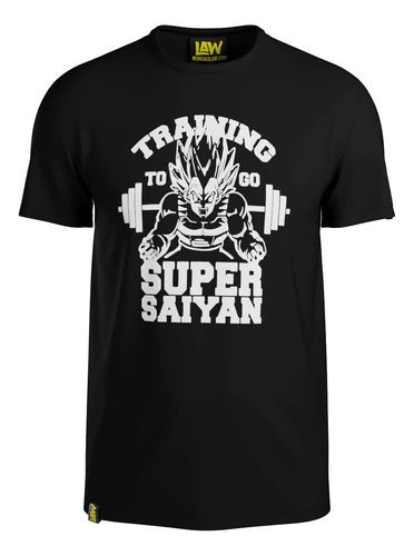 Remera Vegeta - Training To Go Super Saiyan - 100% Algod?n