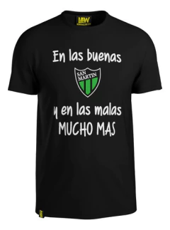 Remera En Las Buenas Y En Las Malas San Mart?n De San Juan