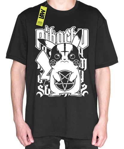 Remera Satanchu - Pokemon - Pikachu - 100% Algod?n Unisex