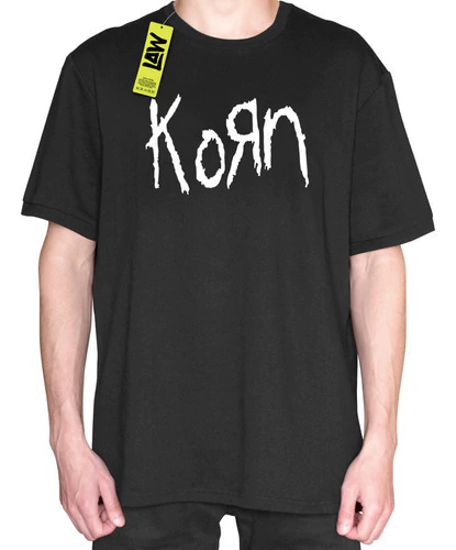 Remera Korn - 100% Algod?n - Unisex