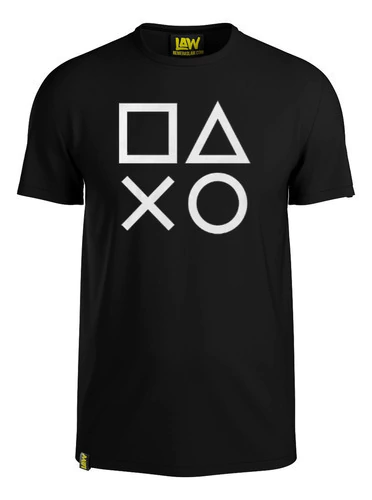 Remera Botones - Playstation - 100% Algodon - Unisex