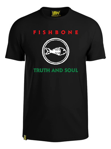 Remera Truth And Soul - Fishbone - 100% Algodon - Unisex