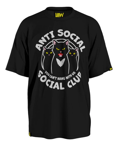 Remera Anti Social Social Club - Cat - Gatos - Unisex