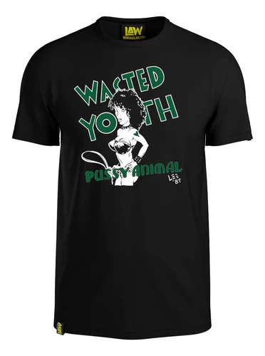 Remera Wasted Youth - Pussy Animal - Slash - Gunsnroses