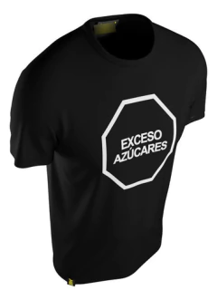 Remera Exceso Az?cares - Etiquetado Frontal - Unisex - comprar online