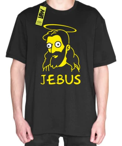 Remeras Jebus - Jesus - Los Simpson- 100% Algod?n Unisex