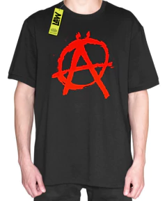 Remera Anarquia - Anarchy - Aesthetic - 100% Algod?n Unisex